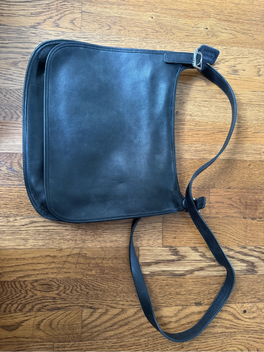 Coach Black Leather Shoulder Bag